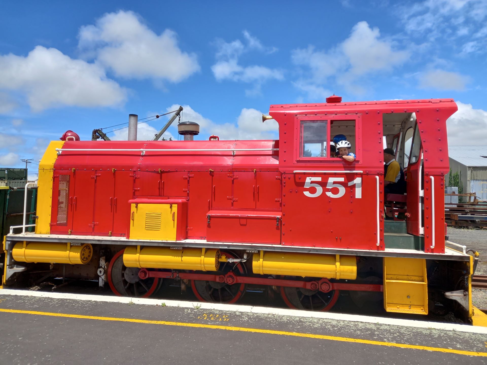 Biking Hauraki rail trail, Waihi train station